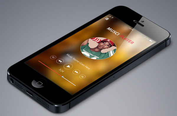 IOS 7音樂(lè)界面-APP設(shè)計(jì)