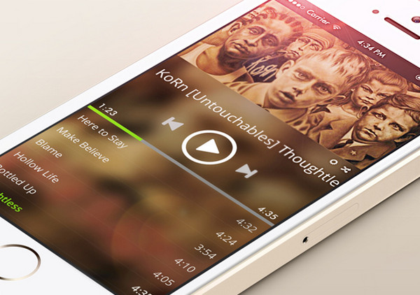 Spotify Redesign Concept-APP設(shè)計(jì)